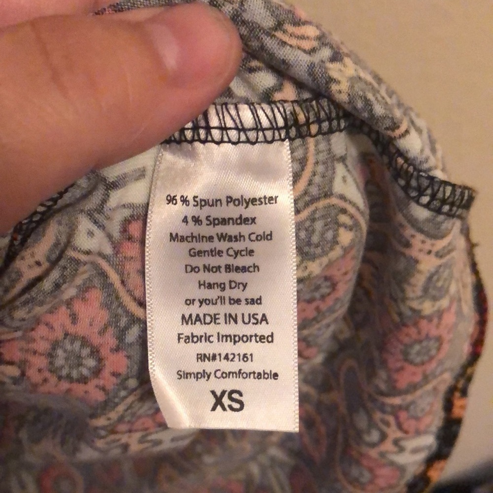 LULAROE Julia size XS - Picture 4 of 4